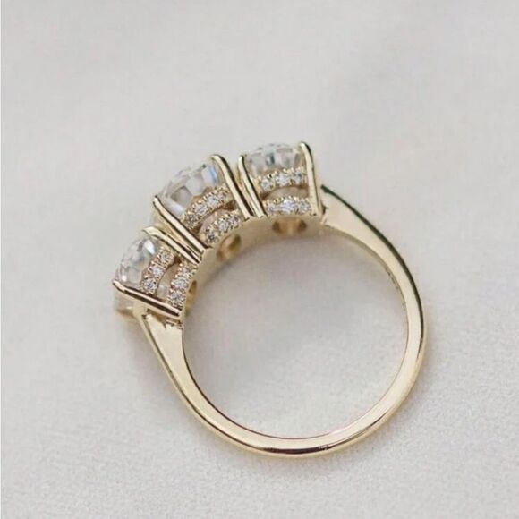 Bohemian engagement ring A972 - Picture 2 of 6